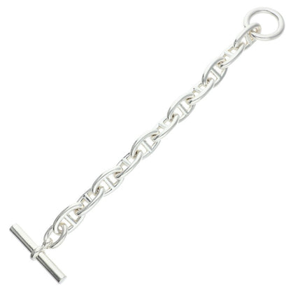 HERMES Chaine d'Ancre TGM Silver Bracelet 925 Size ONE SIZE