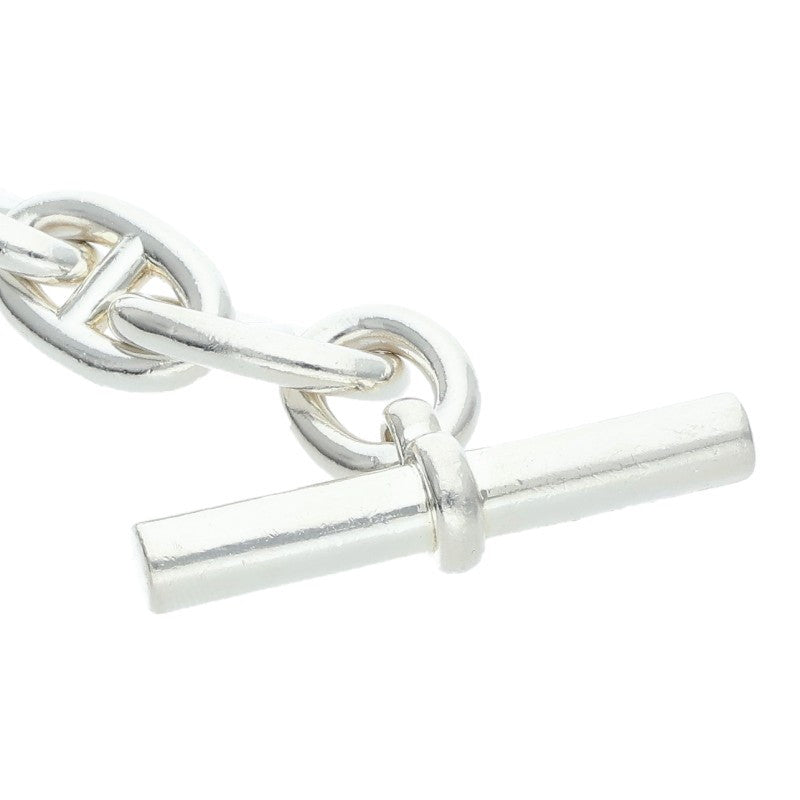 HERMES Chaine d'Ancre TGM Silver Bracelet 925 Size ONE SIZE