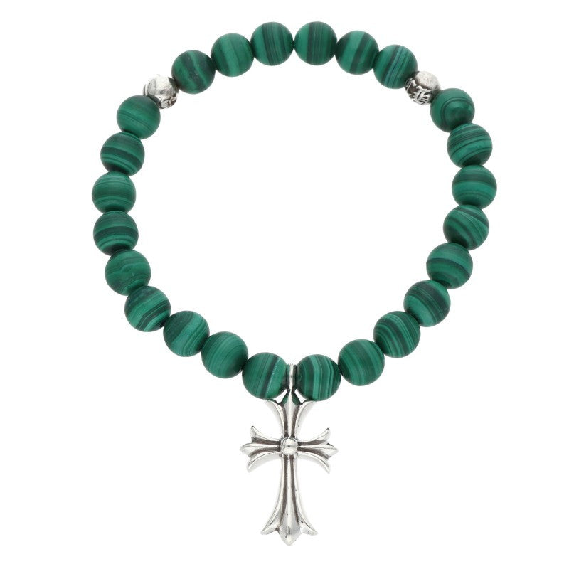 Chrome Hearts Tiny Fat Cross Bead Bracelet Size ONE SIZE