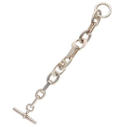 HERMES Alea GM Ag925 Silver Bracelet Size ONE SIZE