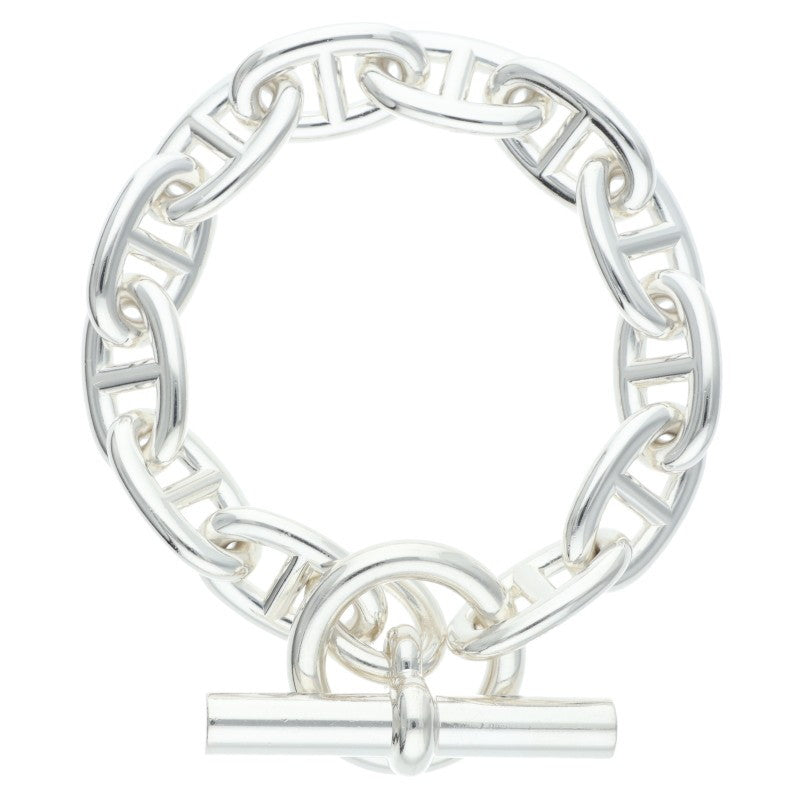 HERMES Chaine d'Ancre TGM Silver Bracelet Size ONE SIZE