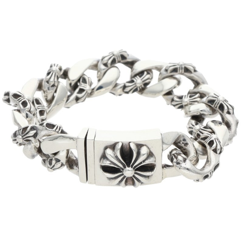 Chrome Hearts Fancy Large Box ID Bracelet 925 Size 13LINK