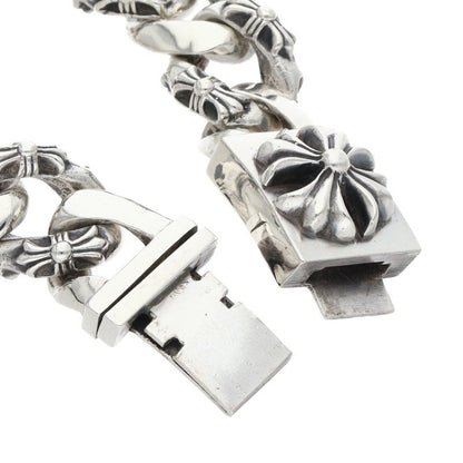 Chrome Hearts Fancy Large Box ID Bracelet 925 Size 13LINK