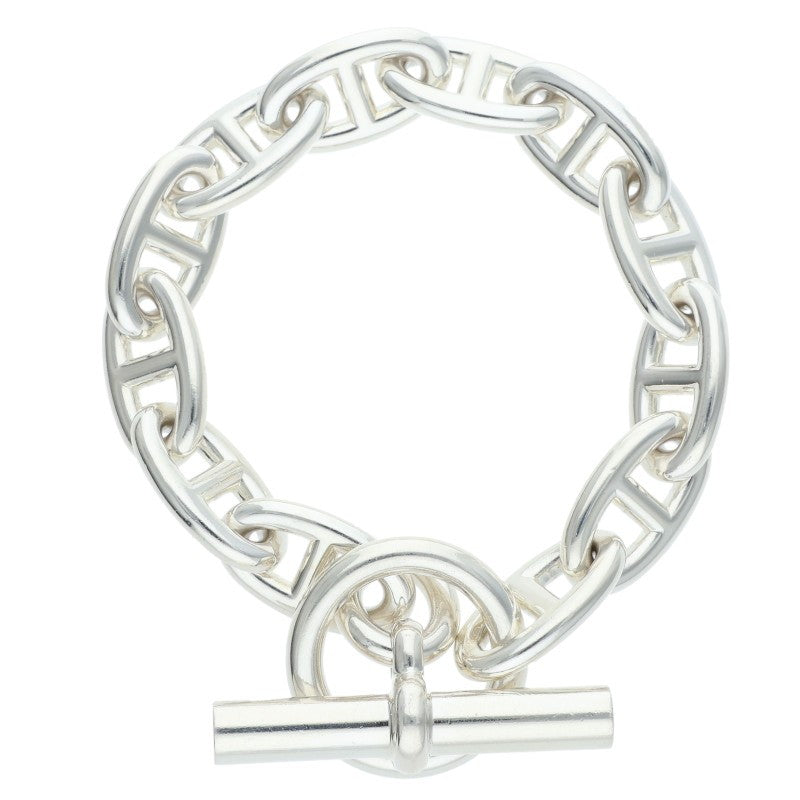 HERMES Chaine d'Ancre GM Silver Bracelet Size ONE SIZE