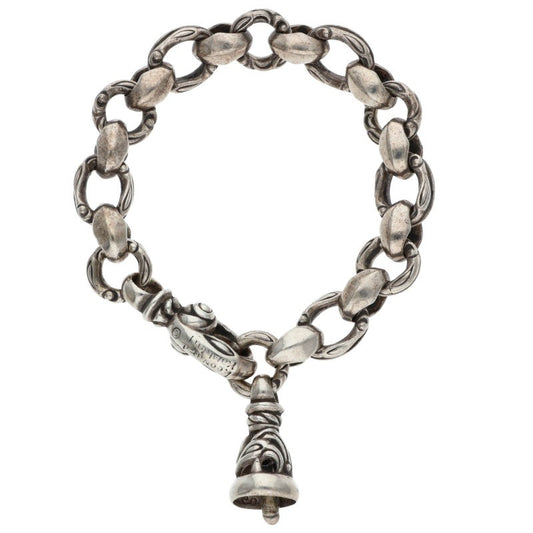 LONEONES Signet 1 Dove Bell Bracelet Silver Size ONE SIZE