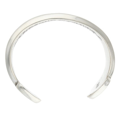 Chrome Hearts Scroll Label Cuff Bracelet 925 Size ONE SIZE