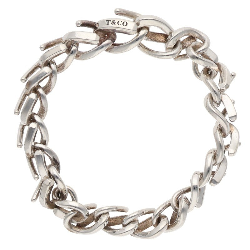 TIFFANY&Co. Forge Medium Link Silver Bracelet Size ONE SIZE