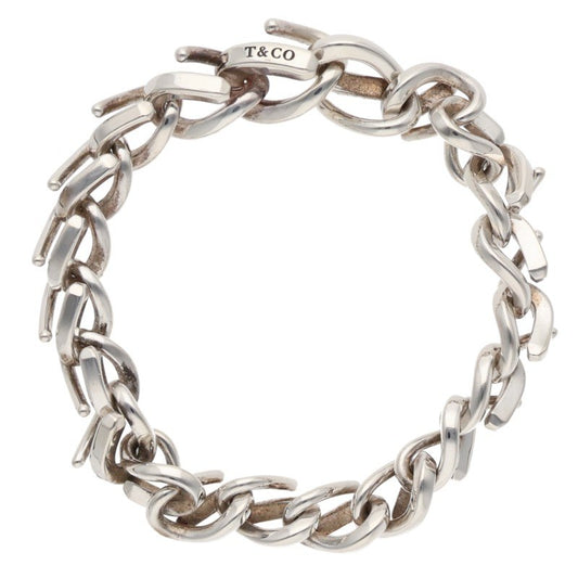 TIFFANY&Co. Forge Medium Link Silver Bracelet Size ONE SIZE