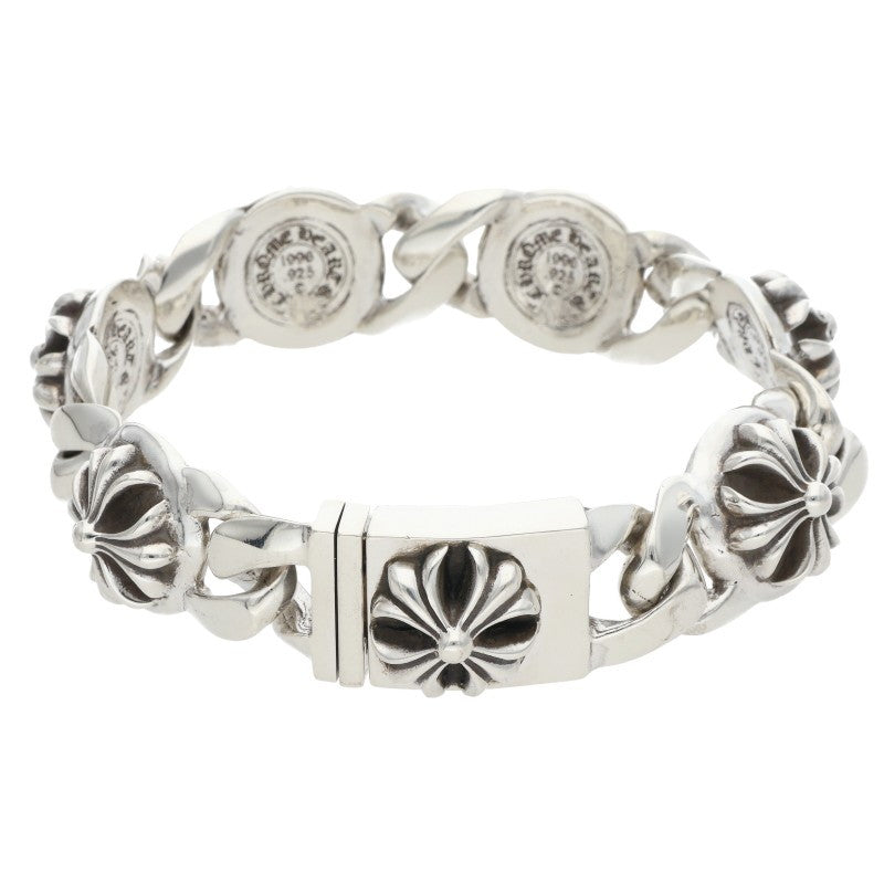 Chrome Hearts CROSS LINK Silver Bracelet Size ONE SIZE