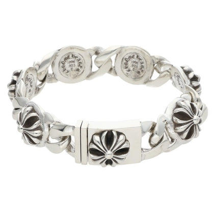 Chrome Hearts CROSS LINK Silver Bracelet Size ONE SIZE