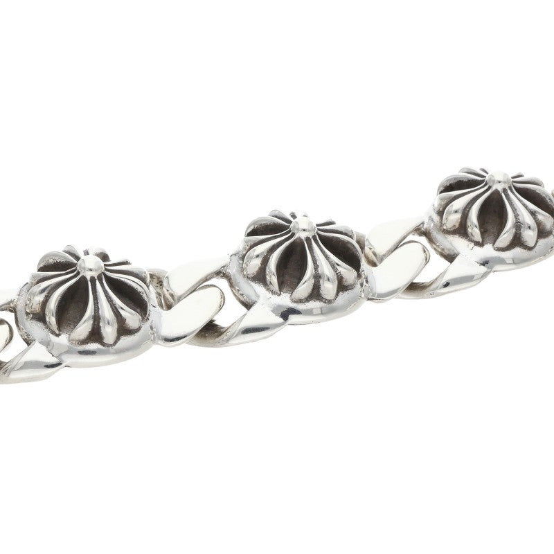 Chrome Hearts CROSS LINK Silver Bracelet Size ONE SIZE