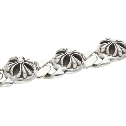 Chrome Hearts CROSS LINK Silver Bracelet Size ONE SIZE