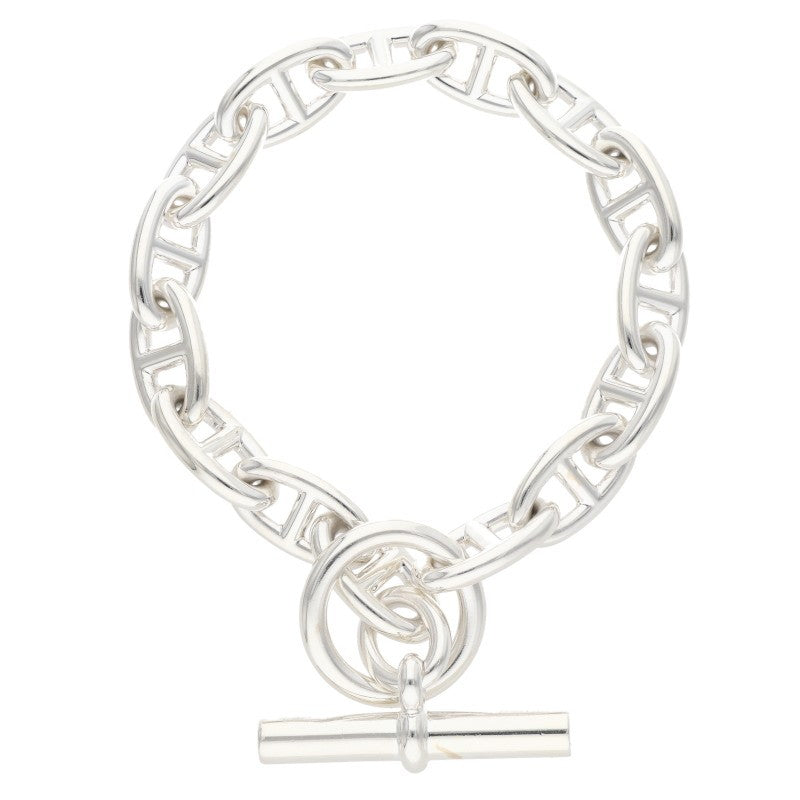 HERMES Chaine d'Ancre GM Silver Bracelet Size ONE SIZE