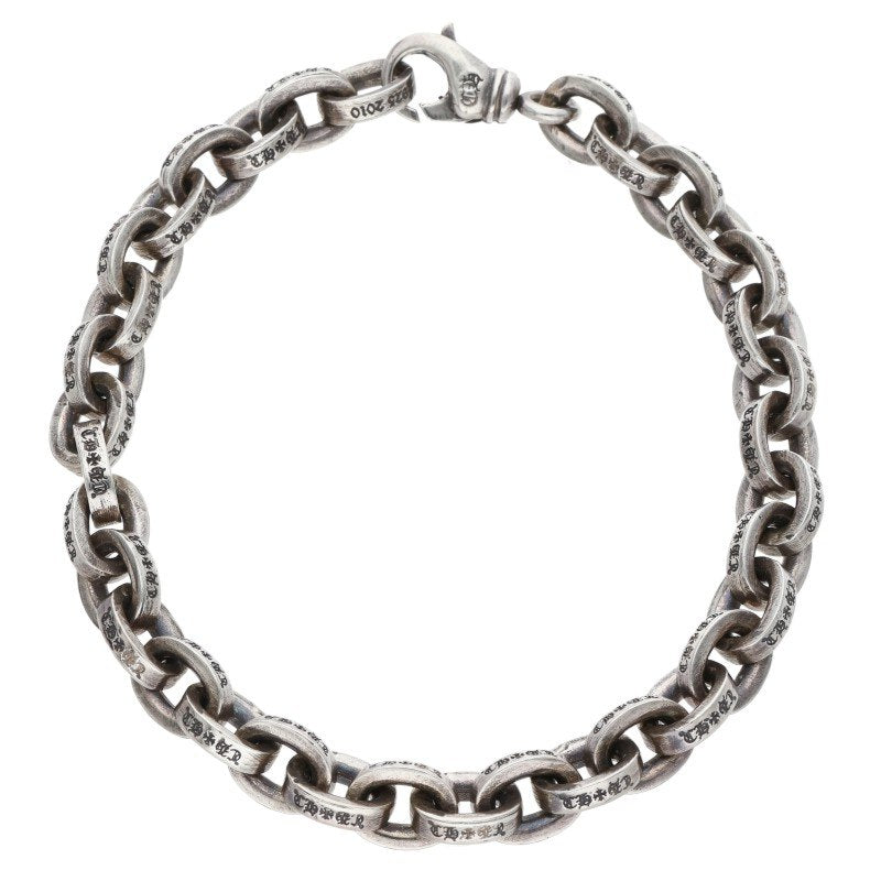 Chrome Hearts Large Paper Chain Bracelet 925 Size 8INCH