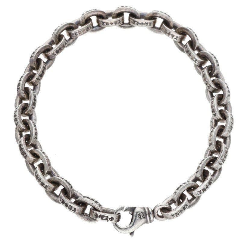 Chrome Hearts Large Paper Chain Bracelet 925 Size 8INCH