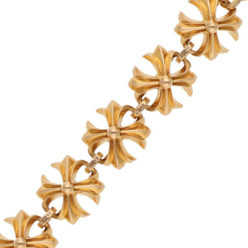 Chrome Hearts 22K Cutout CH Plus Link Bracelet Size 9LINK