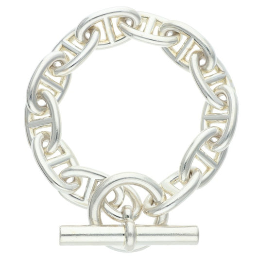 HERMES Chaine d'Ancre TGM Silver Bracelet Size ONE SIZE