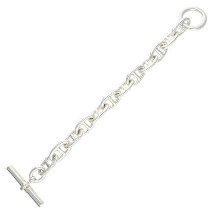 HERMES Chaine d'Ancre TGM Silver Bracelet Size ONE SIZE