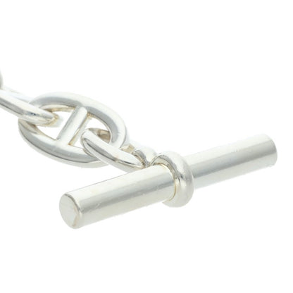 HERMES Chaine d'Ancre TGM Silver Bracelet Size ONE SIZE