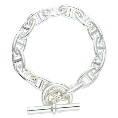 HERMES Chaine d'Ancre GM Silver Bracelet Size ONE SIZE