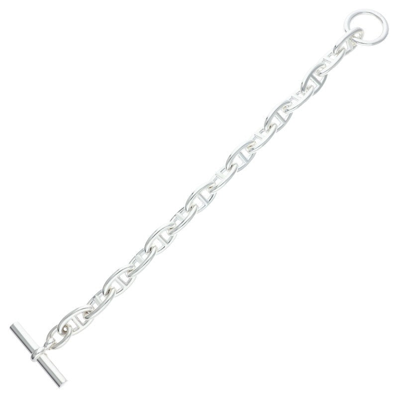 HERMES Chaine d'Ancre GM Silver Bracelet Size ONE SIZE
