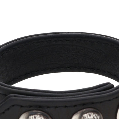 Chrome Hearts Claw 3BTN 2SNP Leather Bracelet Size ONE SIZE