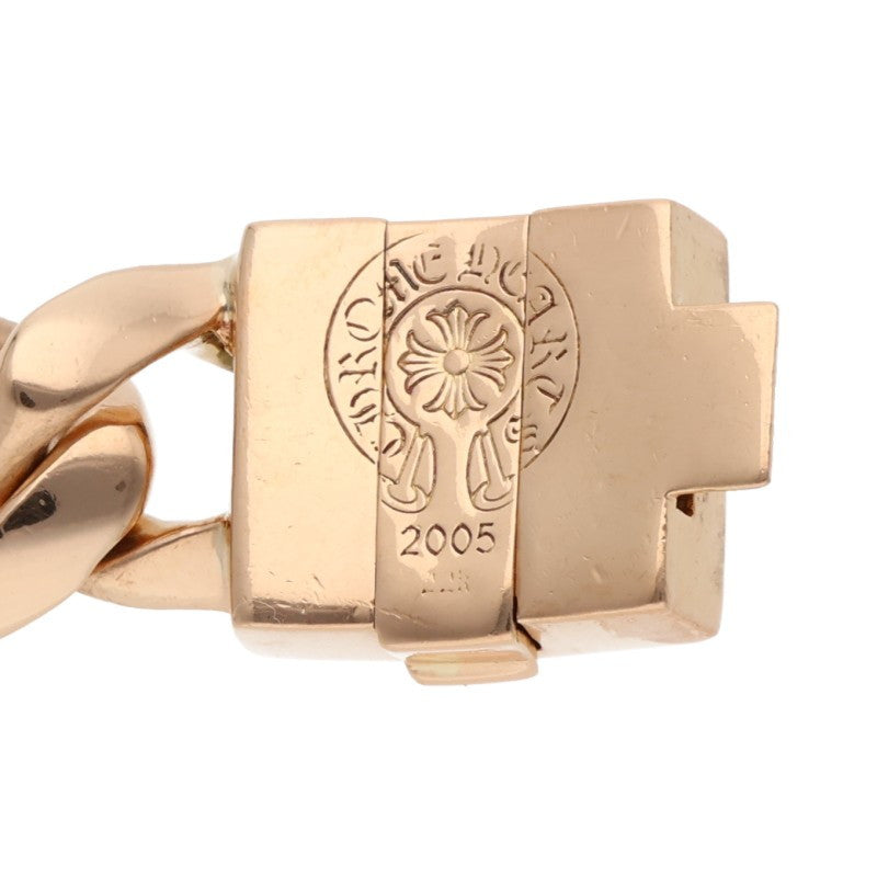 Chrome Hearts 22K Box CH Cross Diamond Bracelet Size 13LINK
