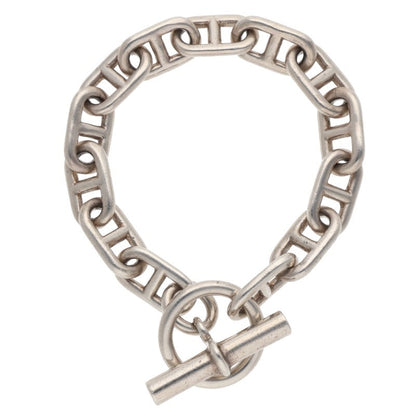 HERMES Vintage Chaine d'Ancre GM Silver Size ONE SIZE