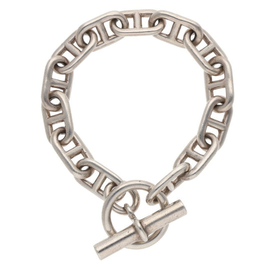 HERMES Vintage Chaine d'Ancre GM Silver Size ONE SIZE
