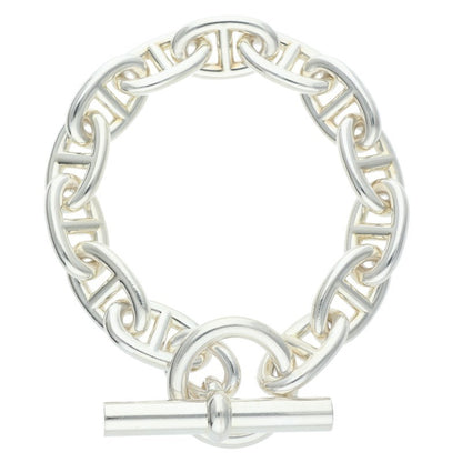 HERMES Chaine d'Ancre TGM Silver Bracelet 925 Size ONE SIZE