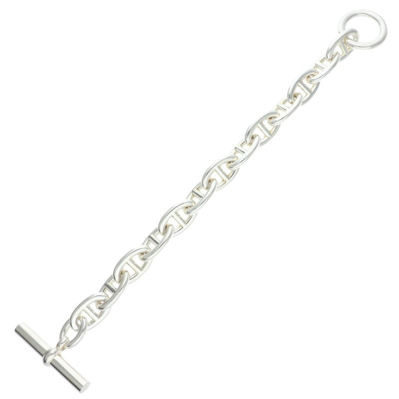 HERMES Chaine d'Ancre TGM Silver Bracelet 925 Size ONE SIZE