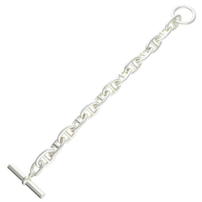 HERMES Chaine d'Ancre TGM Silver Bracelet 925 Size ONE SIZE