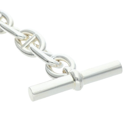 HERMES Chaine d'Ancre TGM Silver Bracelet 925 Size ONE SIZE