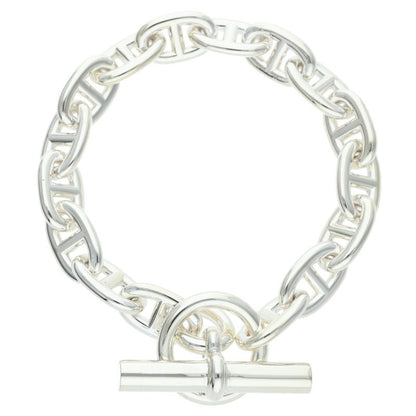 HERMES Chaine d'Ancre MM Silver Bracelet 925 Size ONE SIZE