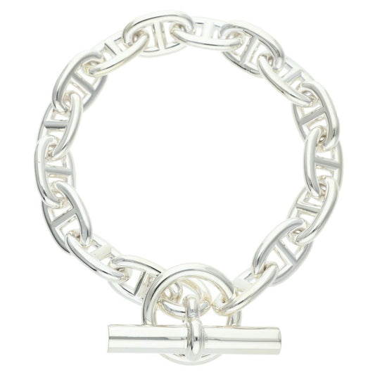 HERMES Chaine d'Ancre MM Silver Bracelet 925 Size ONE SIZE