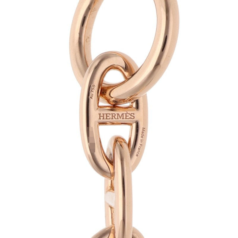 HERMES Chaine d'Ancre GM 18K Pink Gold Size ONE SIZE