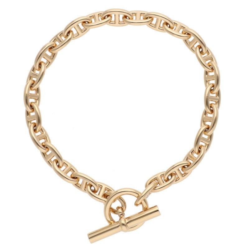 HERMES Chaine d'Ancre TPM K18YG Bracelet Size ONE SIZE