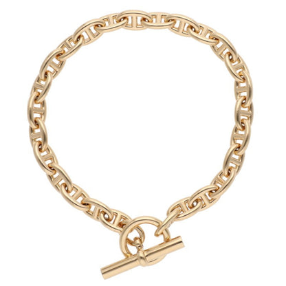HERMES Chaine d'Ancre TPM K18YG Bracelet Size ONE SIZE