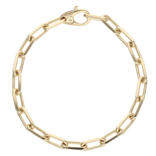 Cartier Santos Medium K18YG Chain Bracelet Size ONE SIZE