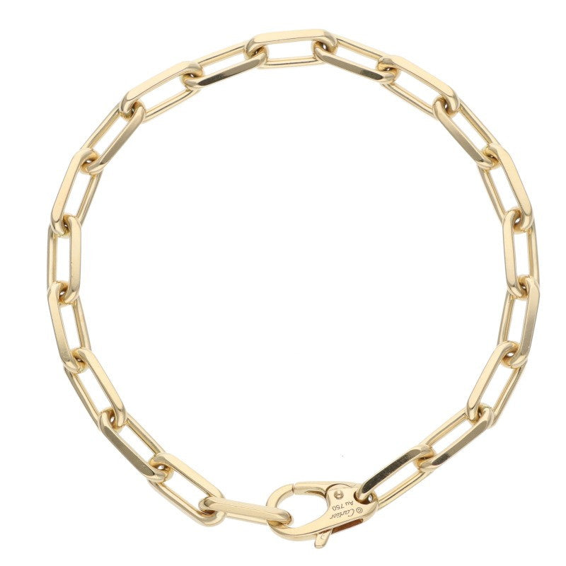 Cartier Santos Medium K18YG Chain Bracelet Size ONE SIZE
