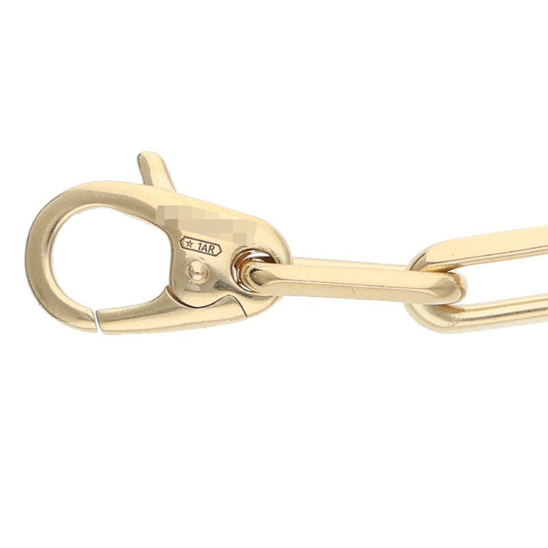 Cartier Santos Medium K18YG Chain Bracelet Size ONE SIZE