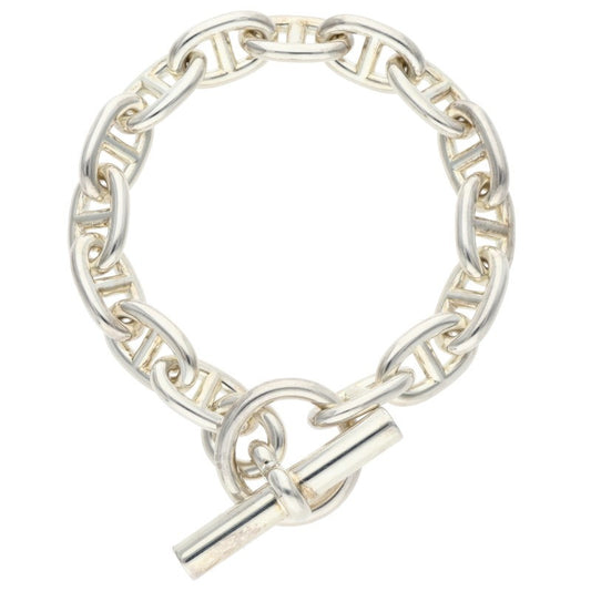 HERMES Chaine d'Ancre MM Silver Bracelet Size ONE SIZE