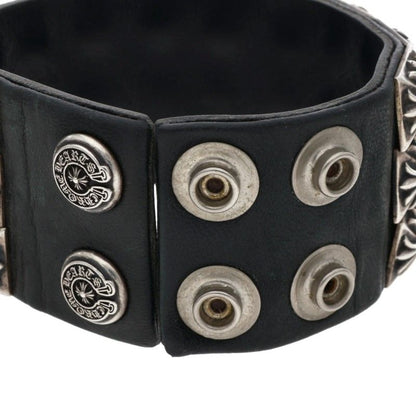 Chrome Hearts Zero Stud Leather Bracelet Size ONE SIZE