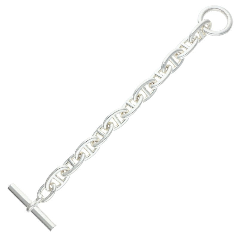 HERMES Chaine d'Ancre TGM Silver Bracelet Size ONE SIZE