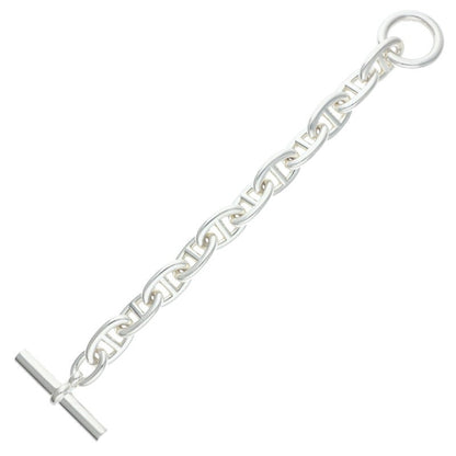 HERMES Chaine d'Ancre TGM Silver Bracelet Size ONE SIZE
