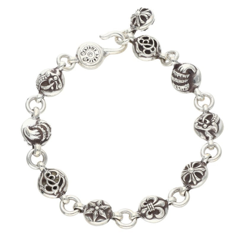 Chrome Hearts #2 Multi Ball Silver Bracelet
