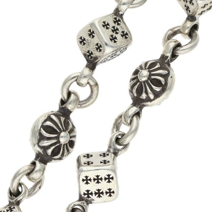Chrome Hearts Dice No1 CRSBL Silver Bracelet Size 8LINK