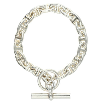 HERMES Chaine d'Ancre PM 925 Silver Bracelet Size ONE SIZE