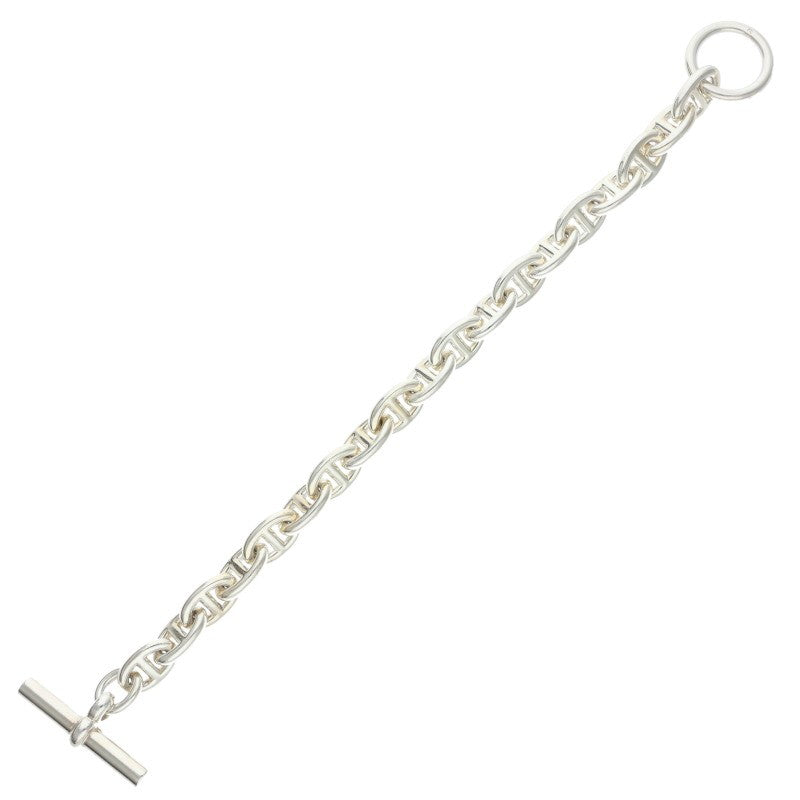 HERMES Chaine d'Ancre PM 925 Silver Bracelet Size ONE SIZE