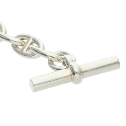 HERMES Chaine d'Ancre PM 925 Silver Bracelet Size ONE SIZE